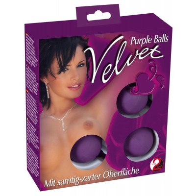 PALLINE DELL'AMORE "VELVET BALLS" VIOLA