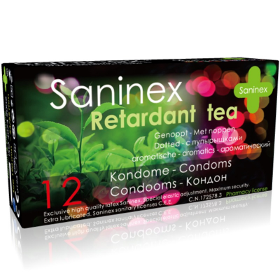 PROFILATTICI SANINEX "RETARDANT TEA" DOTTED 12 PEZZI